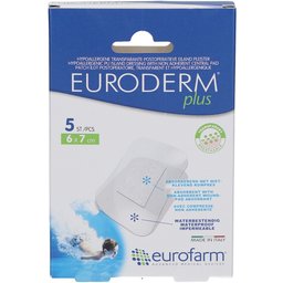 Euroderm Plus Aquabloc 6 x 7 cm stérile