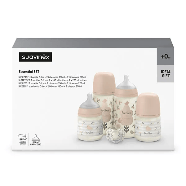 Set Nouveau-Ne Birdies Rose