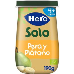 Baby Plátano Y Pera 190g