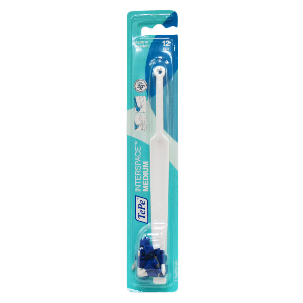 Interspace Brosse à Dents Medium + 12 têtes