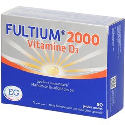 Fultium® 2000 Vitamine D3 90 capsules