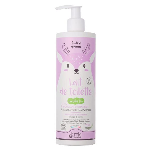 Baby Green Lait de Toilette Bio 400ml