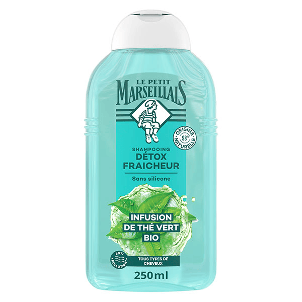 Shampoing Infusion Détox Thym et Thé Vert Bio 250ml