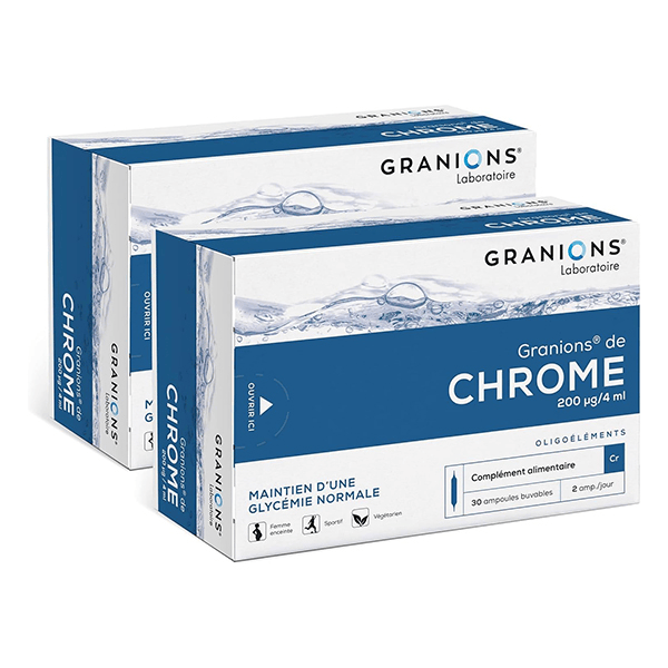 Granions de Chrome Lot de 2 x 30 ampoules