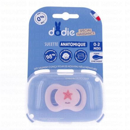 Sucettes Anatomiques 0-2 mois Spécial Naissance etoile