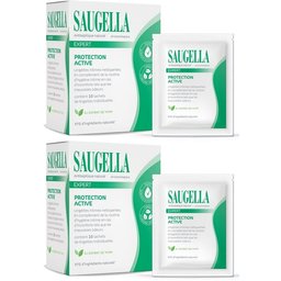 Saugella Antiseptique Lingettes Intimes Nettoyantes & Rafraîchissantes
