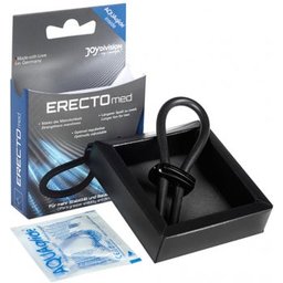 Anillo Silicona Erecto Mediano Negro 1ud