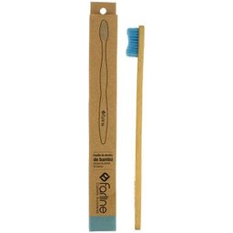 Brosse à bambou bleue