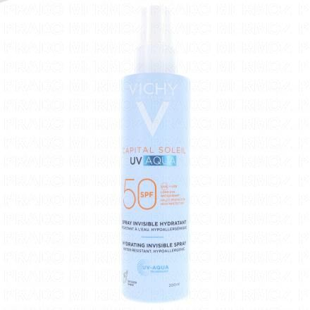 Capital Soleil UV Aqua Spray Invisible Hydratant SPF50 200ml