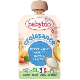 Croissance Brassé Vache Abricot Banane Avoine +6M 100 g
