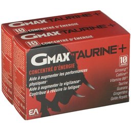 Ea Pharma gmaxTaurine 30 Ampoules Lot De 2