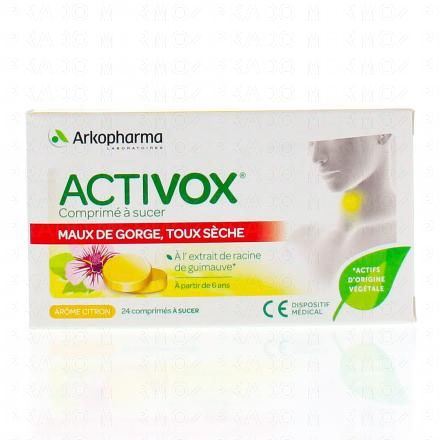 Activox toux sèche 24 comprimés à sucer