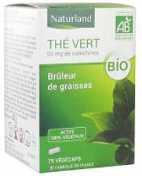 Thé Vert Bio 75 Capsules Végétales - Boîte 75 végécaps