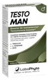 TestoMan Booster de Testostérone Cure 1 Mois 60 Gélules - Boîte