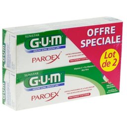 Paroex gel Dentifrice Lot De 2 x 75 ml
