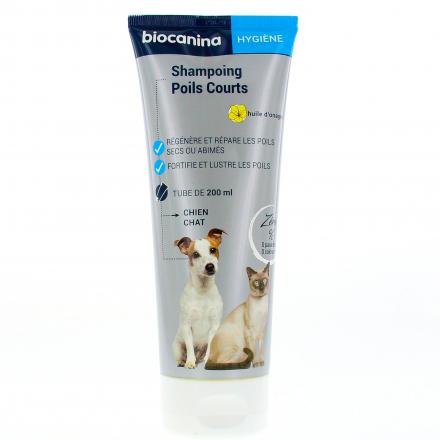 Shampooing poils courts tube 200 ml