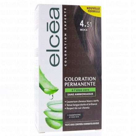Coloration permanente à l'aloé vera moka 4.51