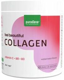 Feel Beautiful Poudre de Collagène - Pastèque 250 g - Pot 250 g
