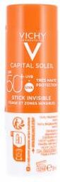 Capital Idéal Soleil Très Haute Protection Zones Sensibles Stick SPF50+ 9 g - Stick 9 g
