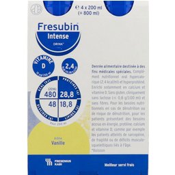 Intense Drink, Denrée alimentaire destinée à des fins médicales spéciales, vanill