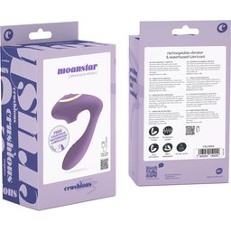 Set Moanstar Stimulateur Rechargeable + Lubrifiant