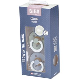 Bibs Tétine Symétrique Glow - Sage/Cloud 0-6 Mois