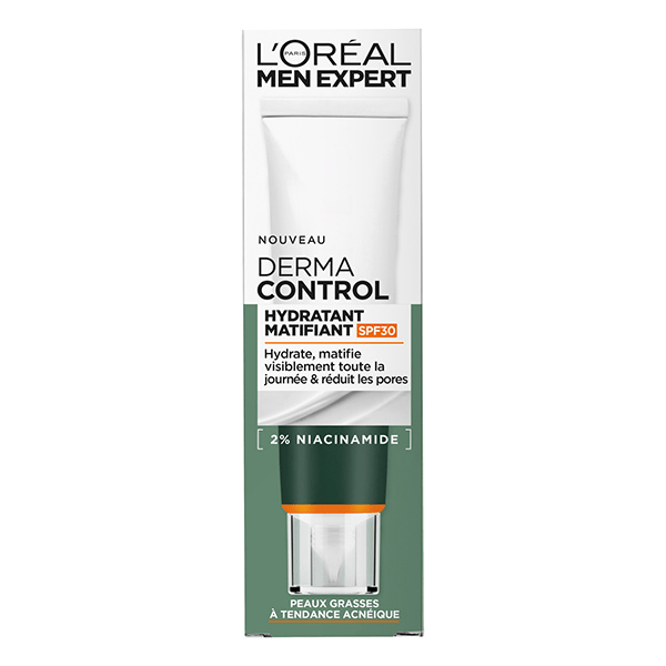 Men Expert Derma Control Soin Hydratant Matifiant SPF30 40ml