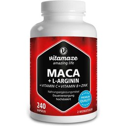 Maca 4000 mg + L-Arginine + Vitamines + Zinc
