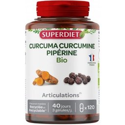Super Diet Curcuma Curcumine Piperine 120 gélules