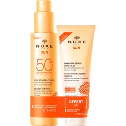 Sun Spray Solaire Délicieux SPF50 150ml + Shampooing Douche Après-Soleil 100ml