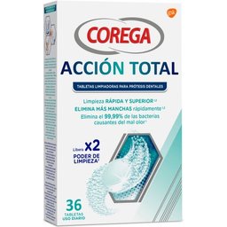 Action Total Nettoyant Prothèse Dentaire 36caps