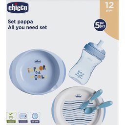 Set Complet Repas Bleu 12m+