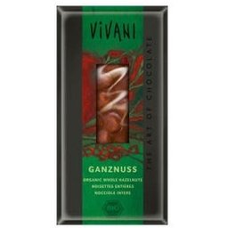 Chocolat au lait entier aux noisettes 100g