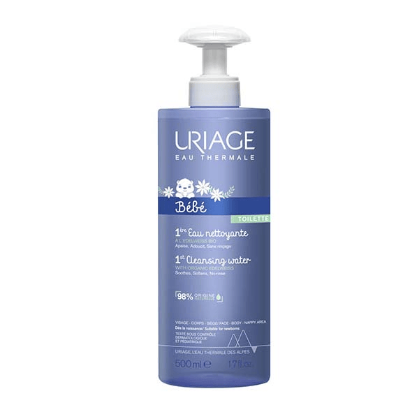Bébé 1ère Eau Nettoyante Apaisante Visage Corps 500ml