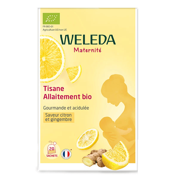 Tisane allaitement bio Citron Gingembre 20 sachets