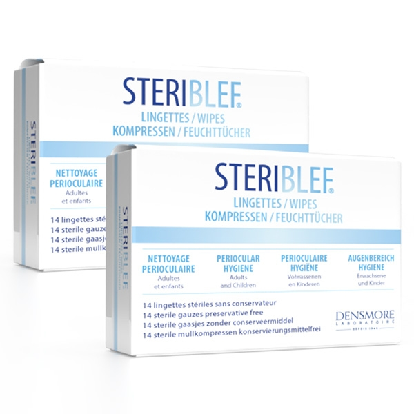 Lot de 2 Steriblef Lingettes