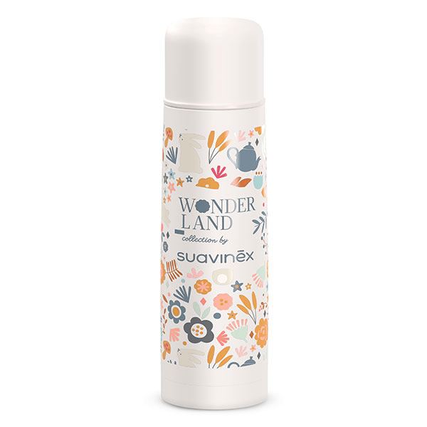 Suavinex, Wonderland, Bouteille Isotherme - Wonderland Liberty beige - 500ml