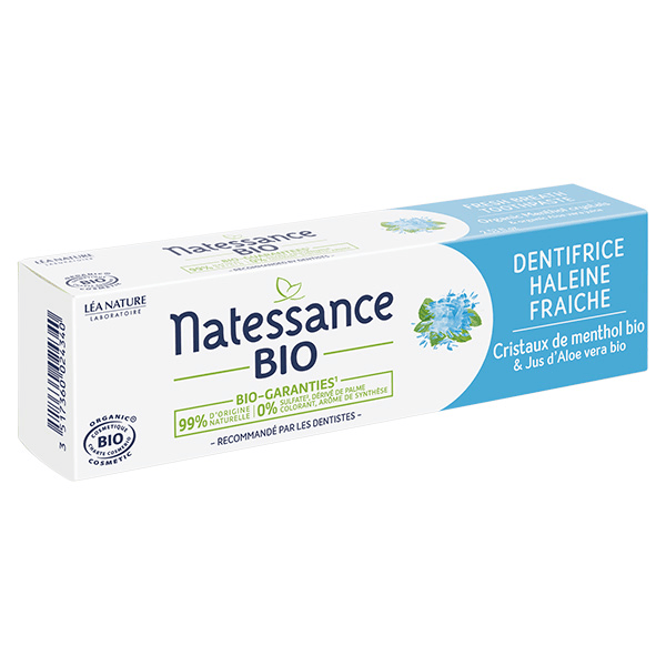 Soin Bucco-Dentaire Dentifrice Haleine Fraîche Bio 75ml