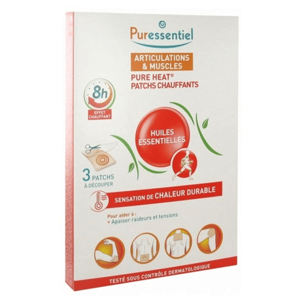 Articulations et Muscles Patch Chauffants Pure Heat 3 unités