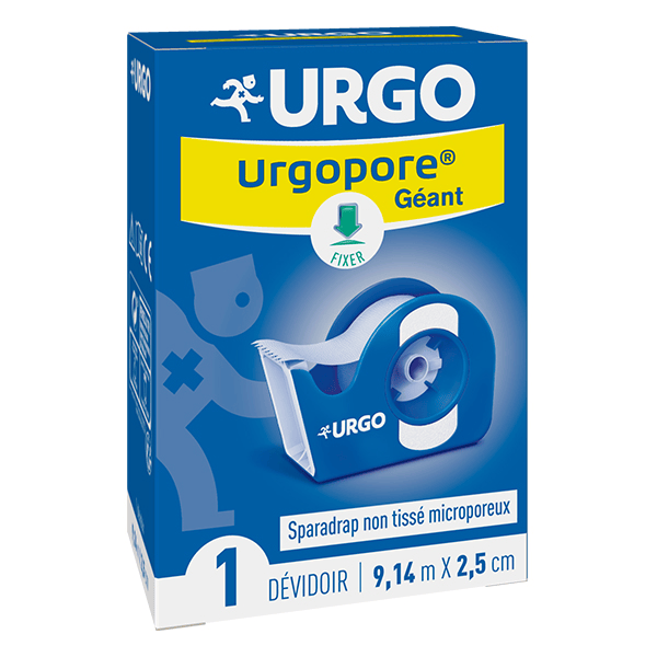 Médical Urgopore Géant Sparadrap Non Tissé Microporeux 2,5cm x 9,14m
