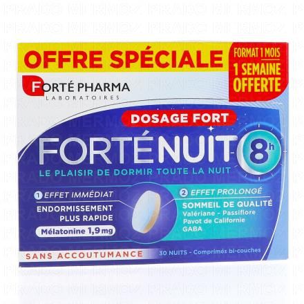 FORTE PHARMA Forté Nuit 8h Dosage fort x30 Comprimés