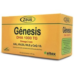 Zeus Genesis Dha Tg 1000 120 Capsules