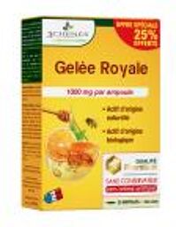 Gelée Royale 1000 mg 20 Unités - Boîte 20 Ampoules de 10 ml