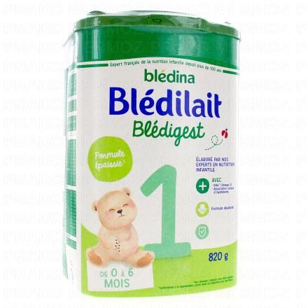 BLEDINA Bledilait Blédigest Lait Infantile 1er âge 820g