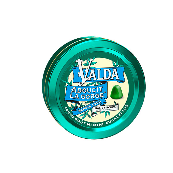 Gommes Sans Sucres Menthe Eucalyptus Adoucit La Gorge 50g