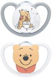 Space Disney Baby 2 Sucettes 0-6 Mois - Boîte plastique 2 sucettes