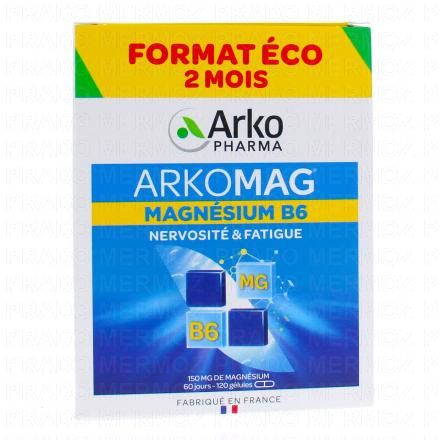 Arkomag magnesium vitamine B6 boîte de 120 gélules