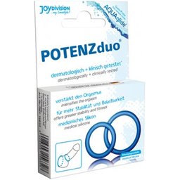 Potenz Dúo Azul Anillos Pene Pequeño S 2uds