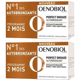 Oenobiol DUO Perfect Bronze Autobronzant Complément alimentaire - Lot de 2 x 30 capsules