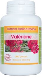 GELULES VALERIANE BIO racine 200 gélules dosées à 250 mg pure.